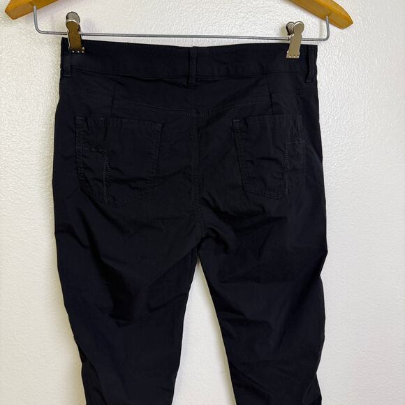 Anatomie Luisa Stripe Pants Womens Small Black Travel Stretch Lightweight 26" - Picture 7 of 12